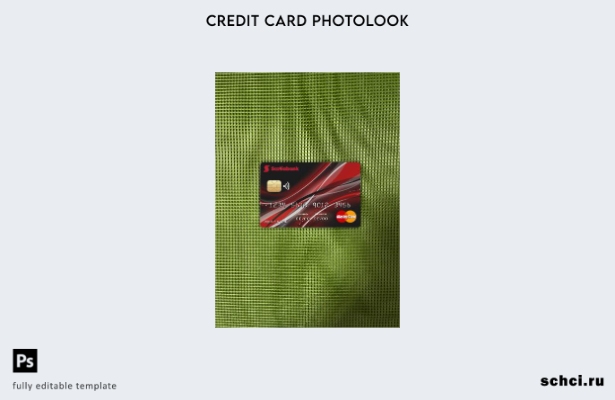 цифровая загрузка Канада Nova Bank Mastercard фотоизображение переднего шаблона